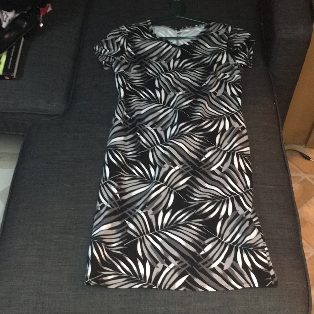 Black and white dress